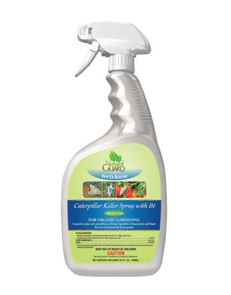 Natural Guard Caterpillar Spray w/BT RTU 32oz Yard N Garden Land