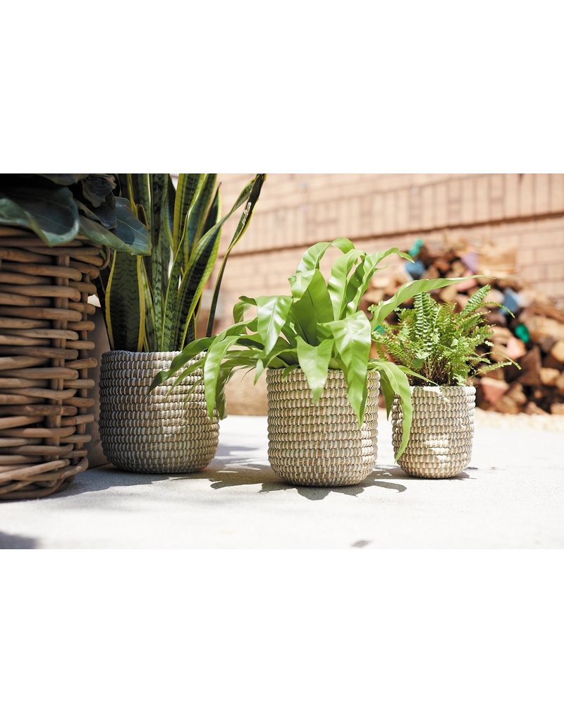 Tejida Basket White 8.5" x 8.75"