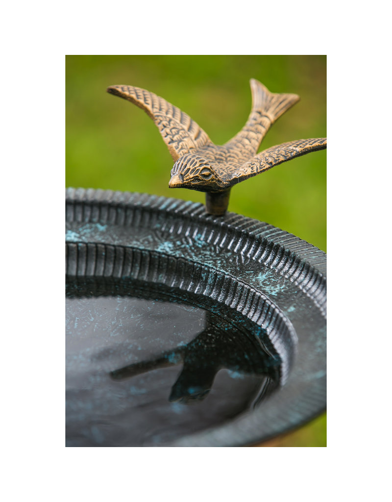 Cast Metal Birdbath