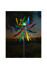 75" Solar Wind Spinner, Multi-Colored Leaves