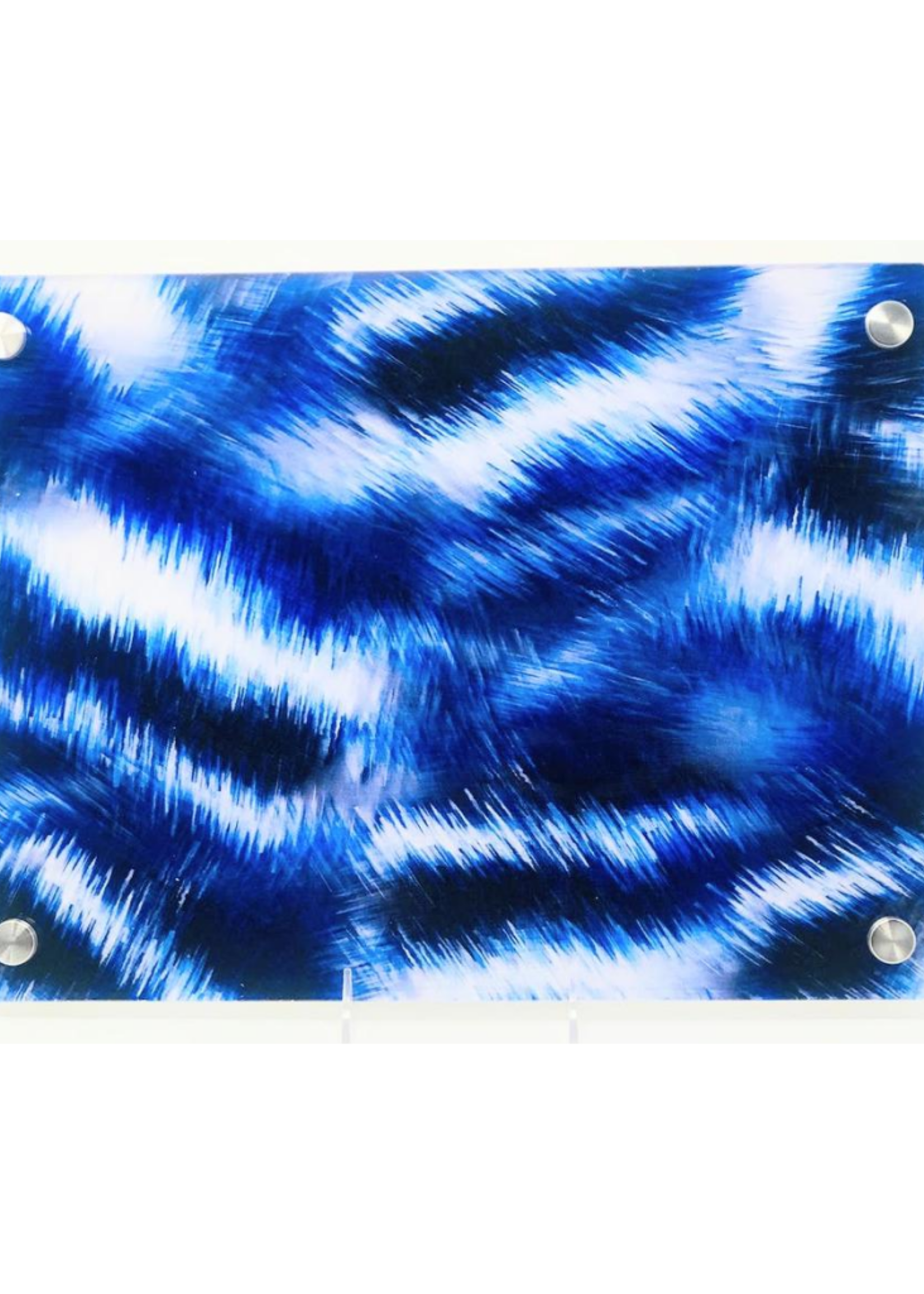 Modern Acrylic Blue Fur Board