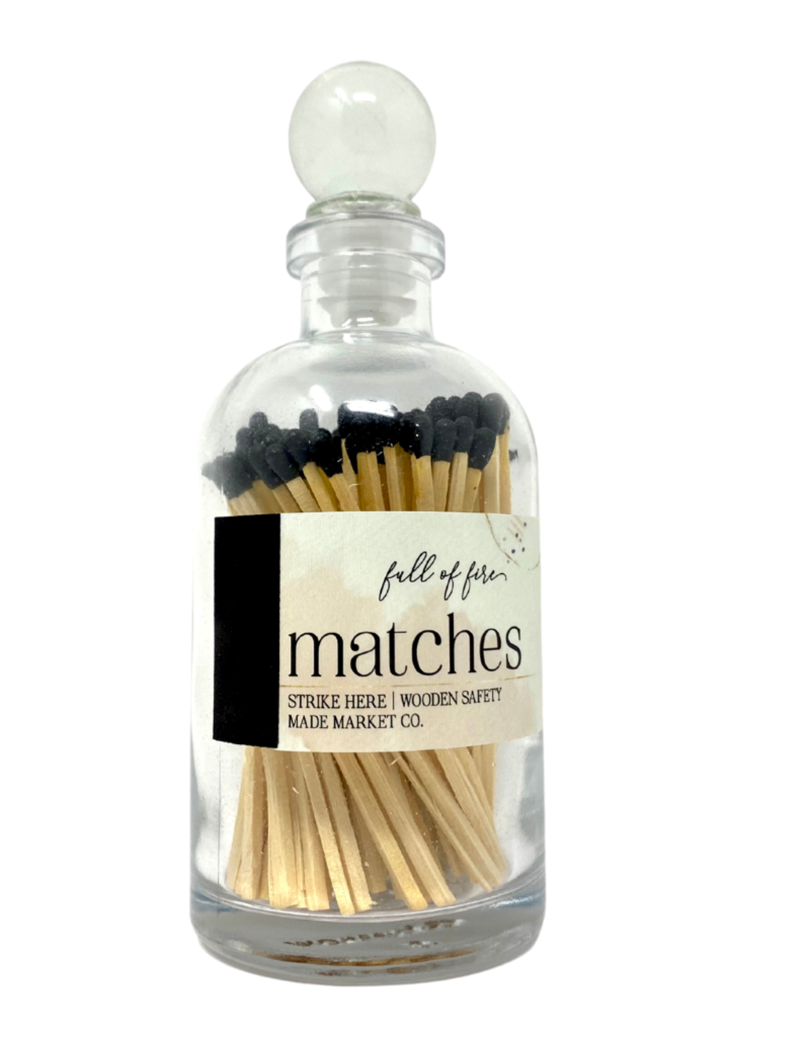 Black Full of Fire Matches On The Table