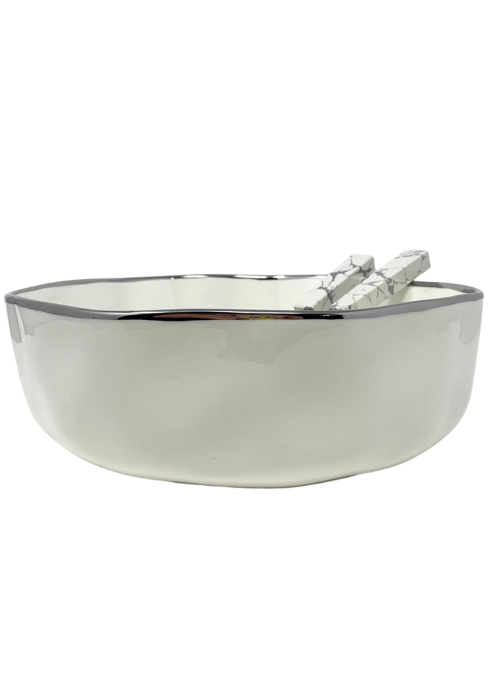 Extra Large White Porcelain Bowl