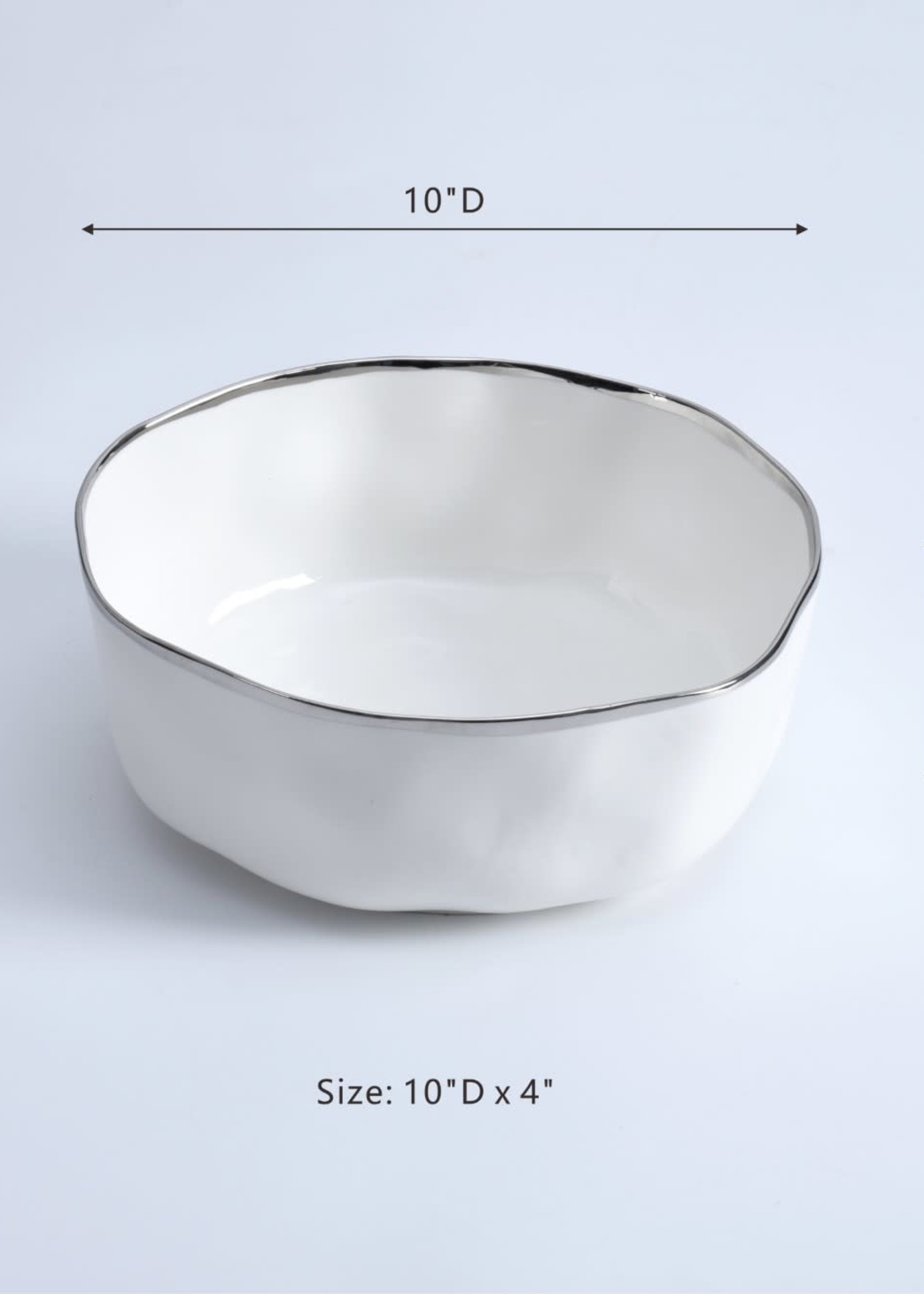 Large White Porcelain Bowl
