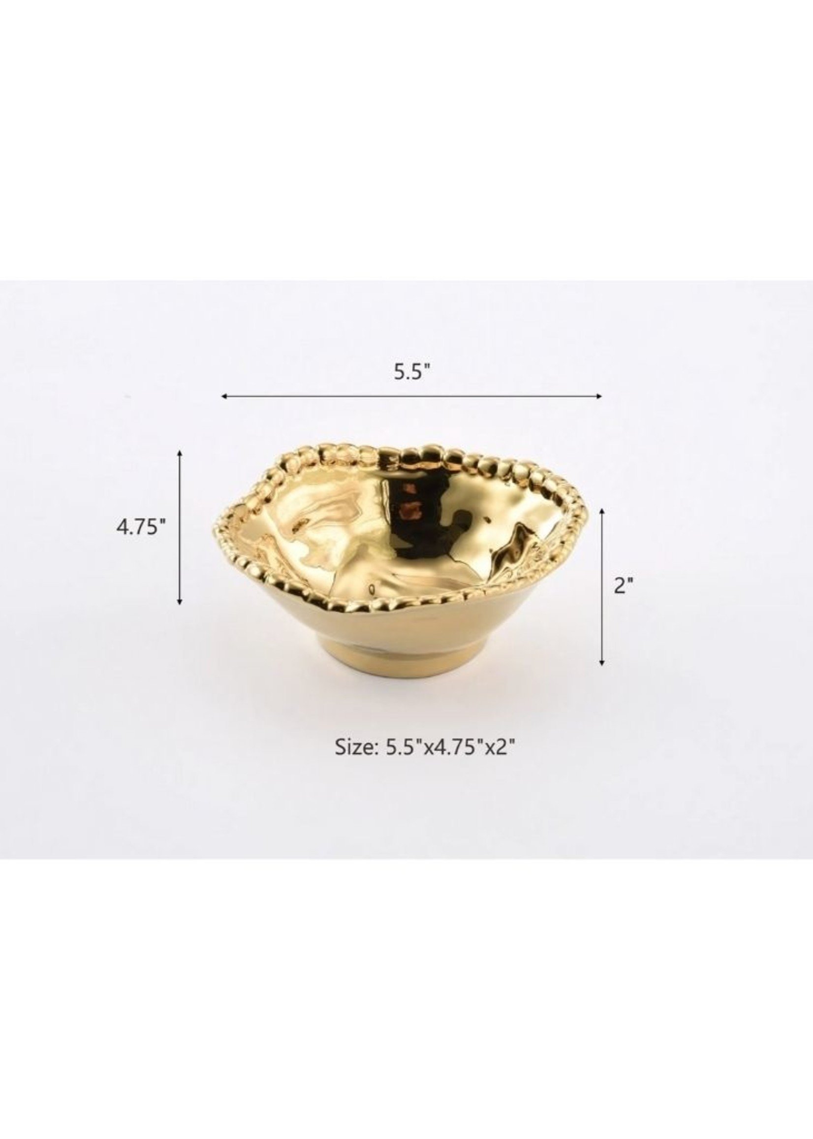 Snack Bowl- Gold