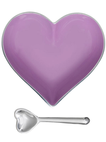 Happy Heart Bowl w Spoon // Orchid