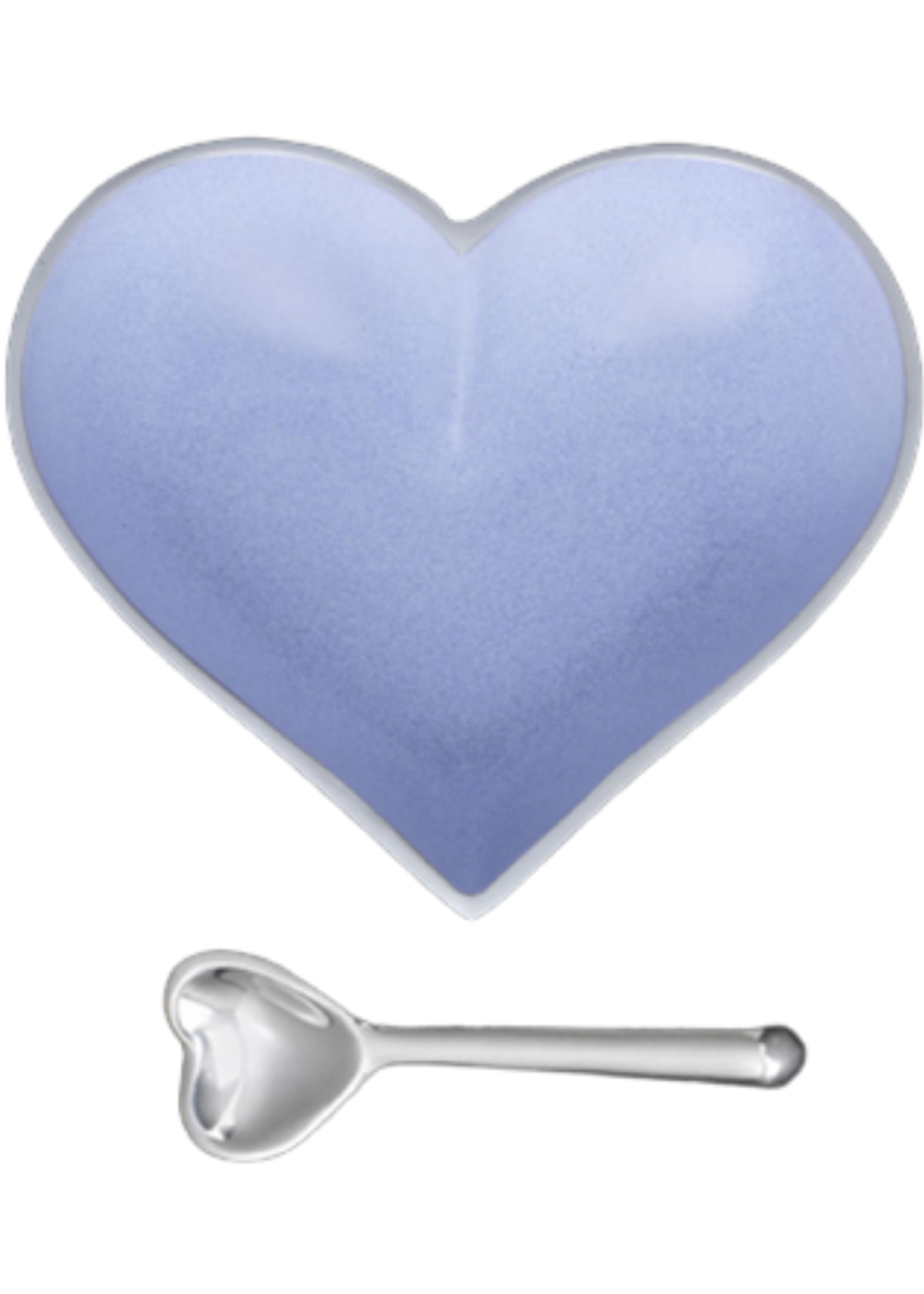 Happy Heart Bowl w Spoon // Lavender