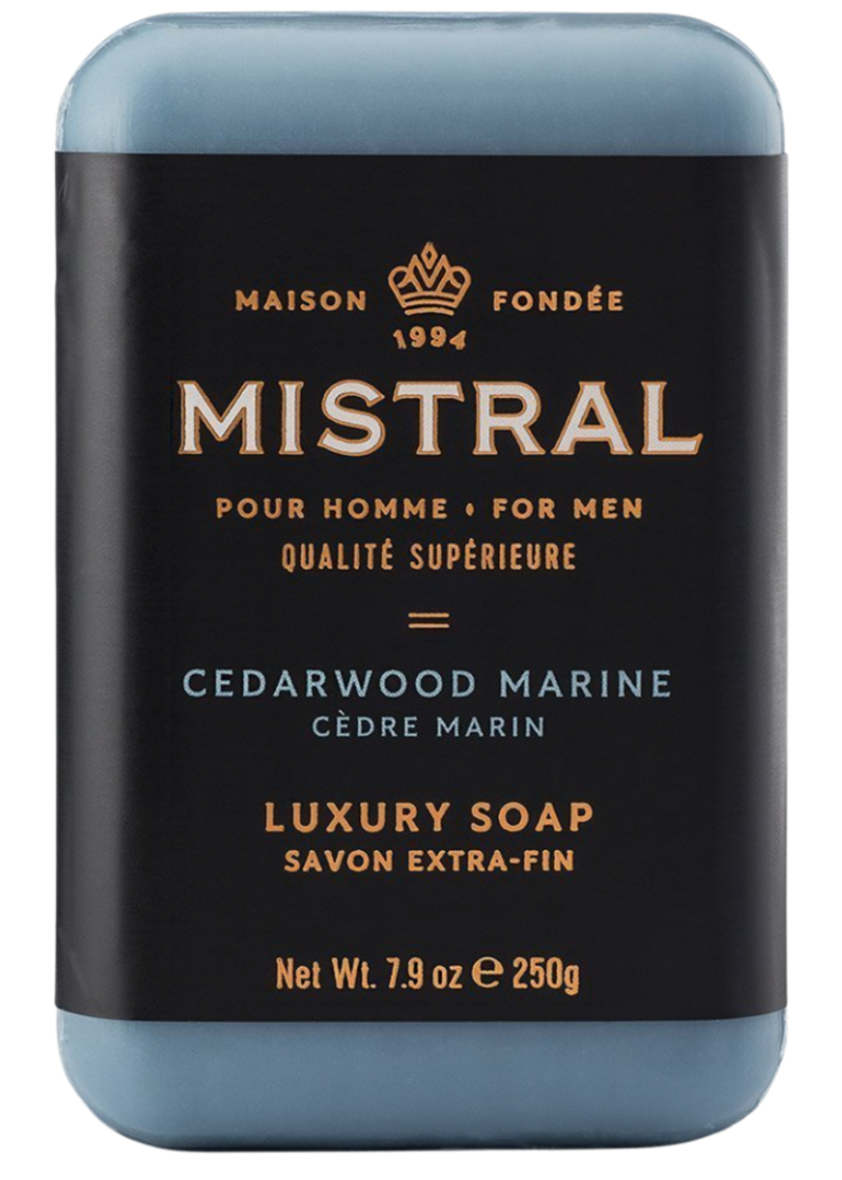 Mens Eau De Parfum & Bar Soap Set // Cedarwood Marine