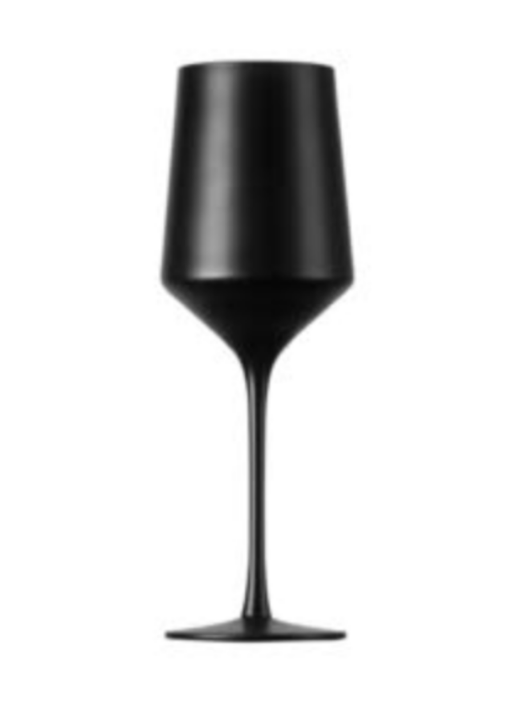 11 Oz Black Matte  Wine Glass // Set of 6