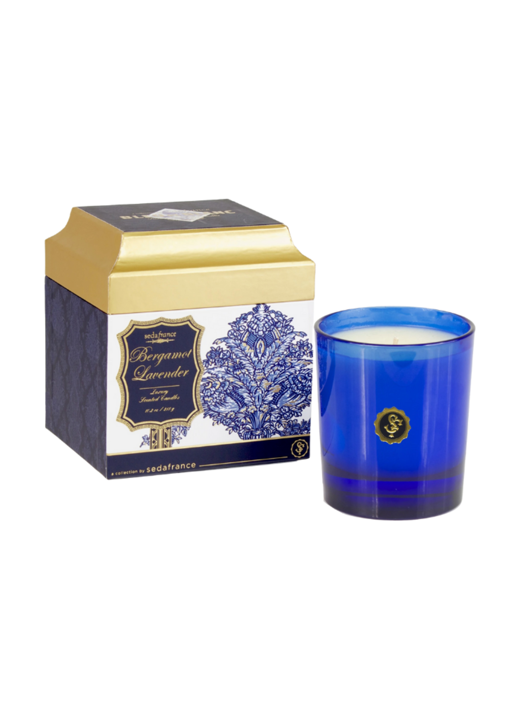 Bleu Et Blanc Boxed Candle // Bergamot Lavender