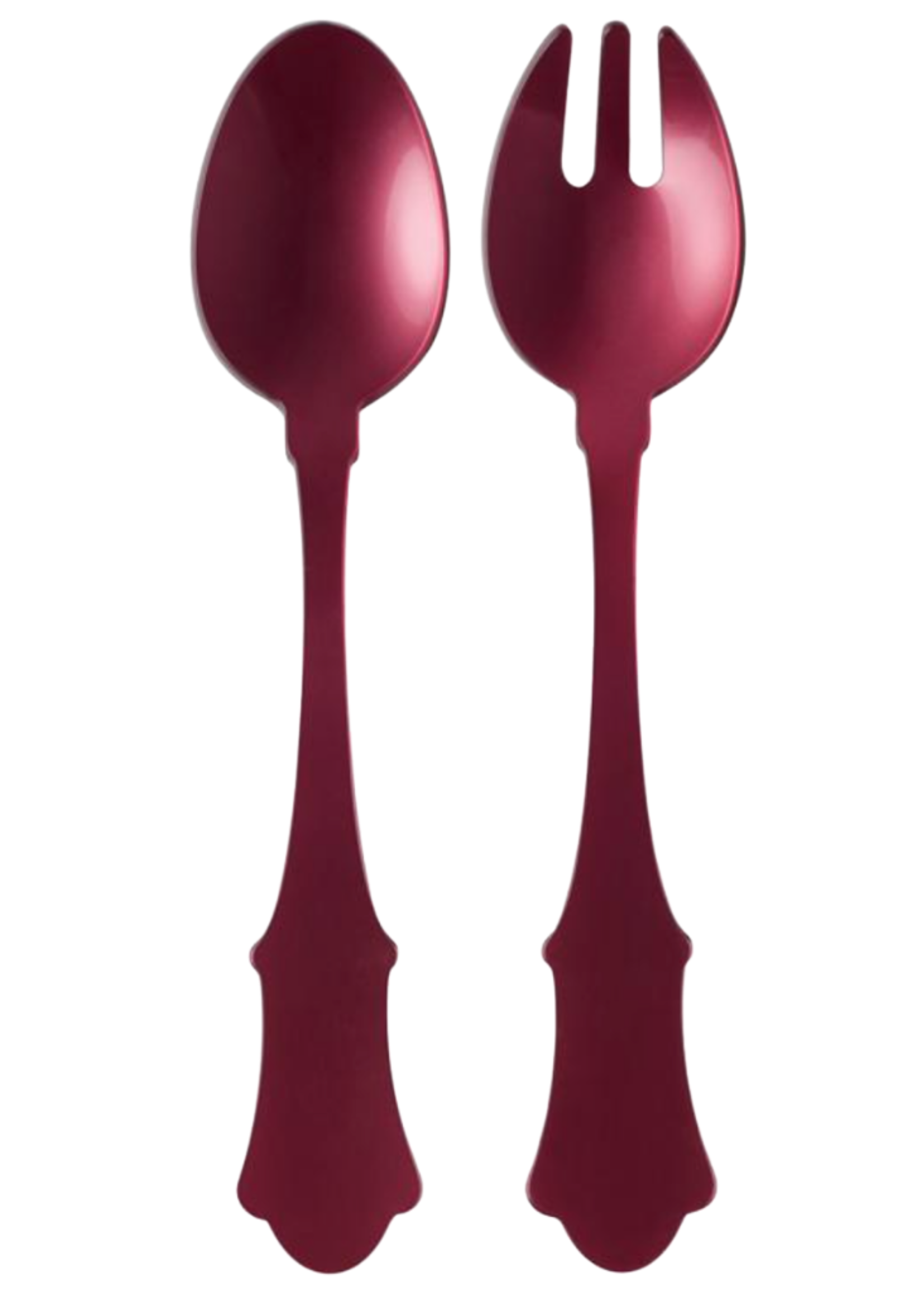 Old Fashioned Acrylic Salad Servers // Colors
