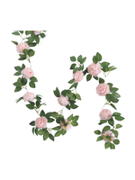 Oriental Trading Pink Peony Floral Garland