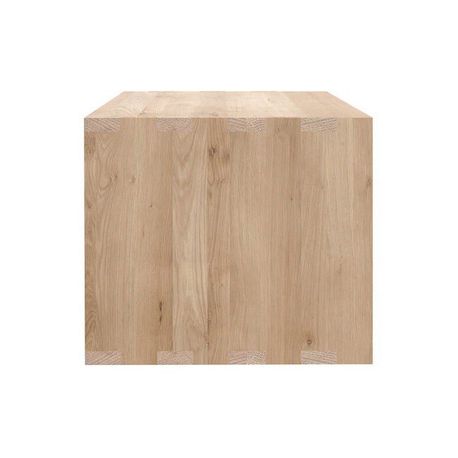 Oak Nordic II Low Bedside Table by Ethnicraft 1 Drawer Dwell