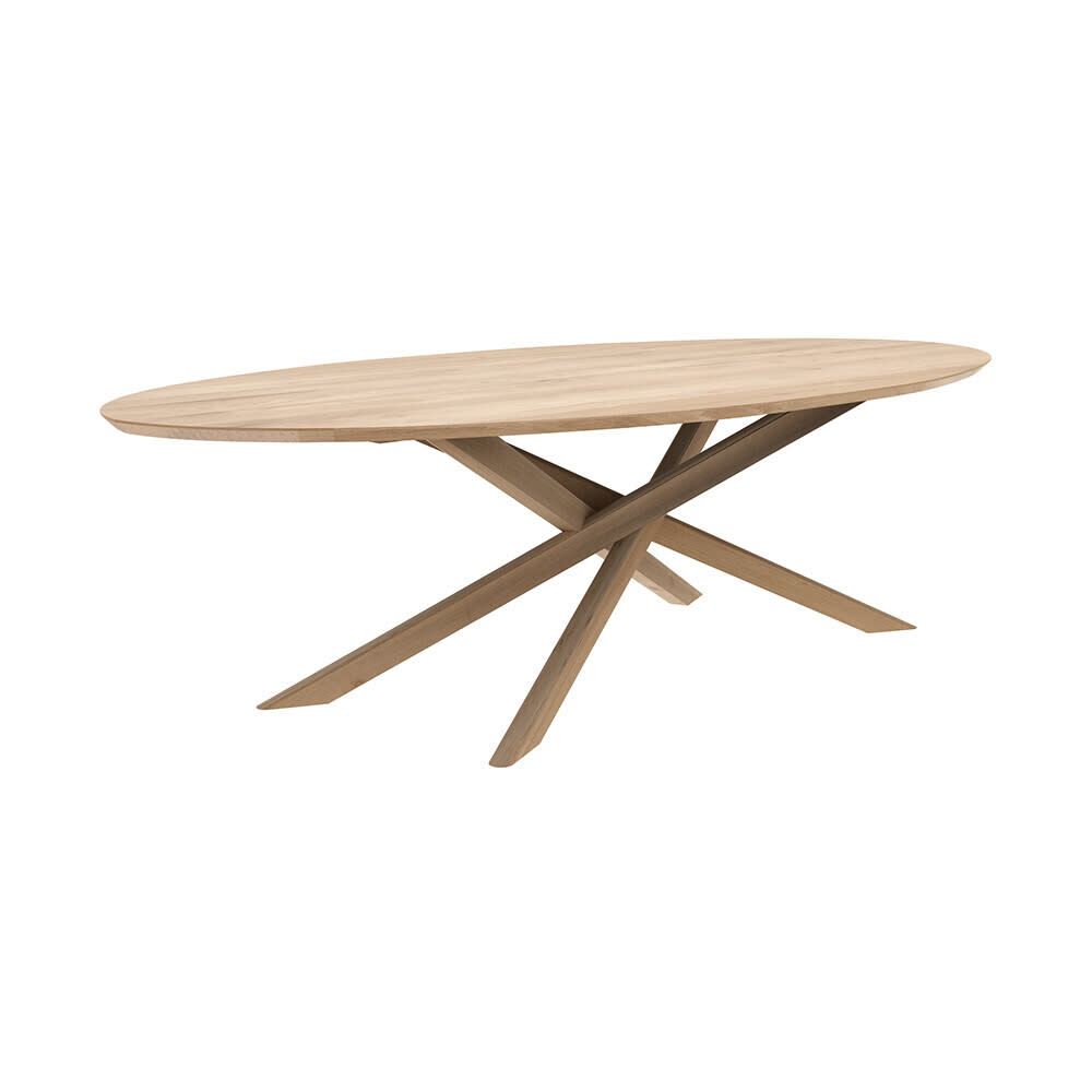 Ethnicraft Dining Table Oak Mikado Oval Dwell