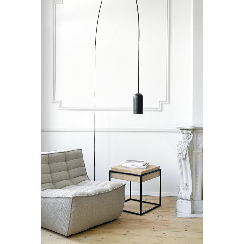 Ethnicraft Side Table Oak Monolit S Black Dwell