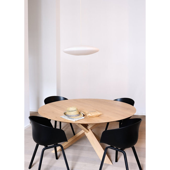 Ethnicraft Oak Round Dining Table Dwell