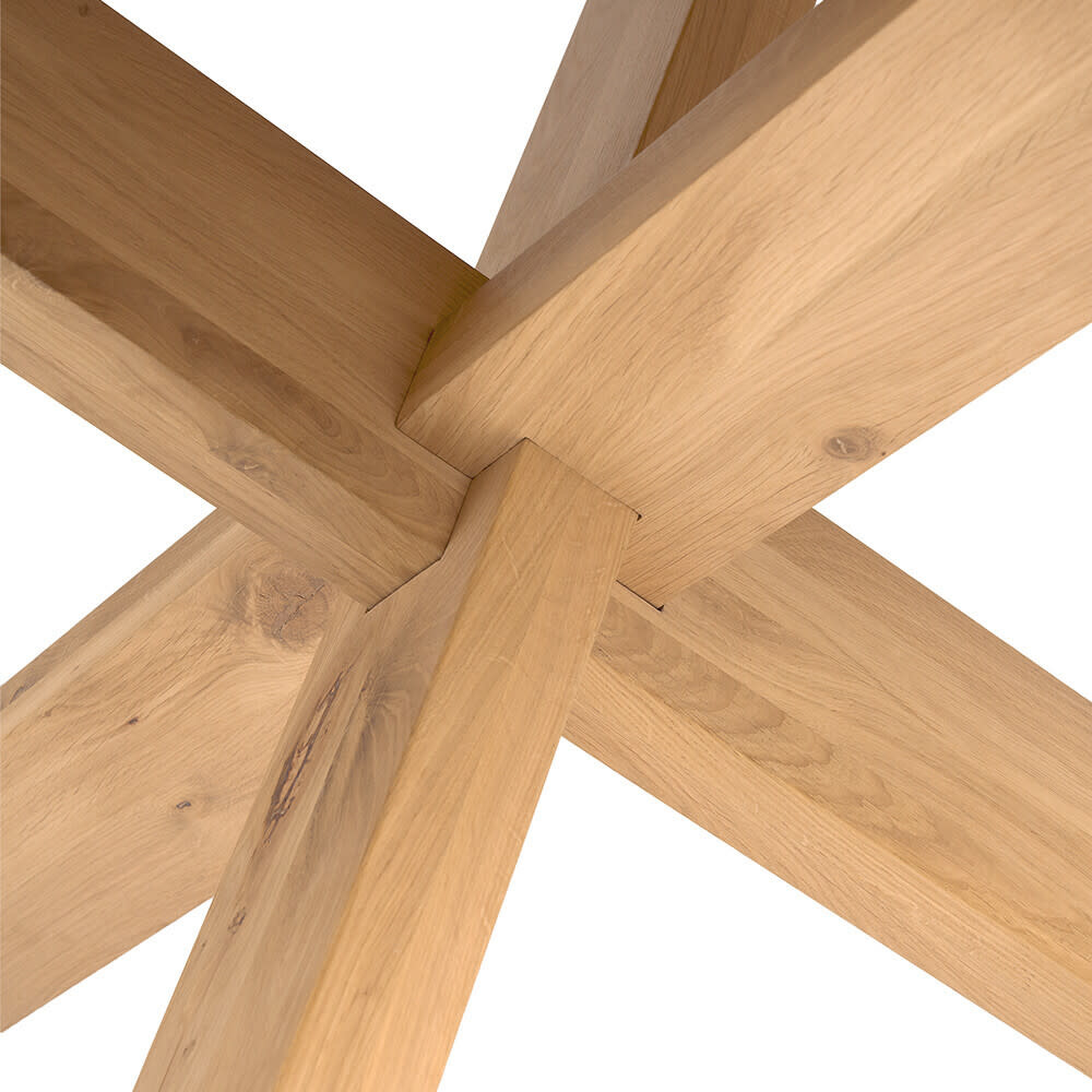 Ethnicraft Oak Round Dining Table Dwell