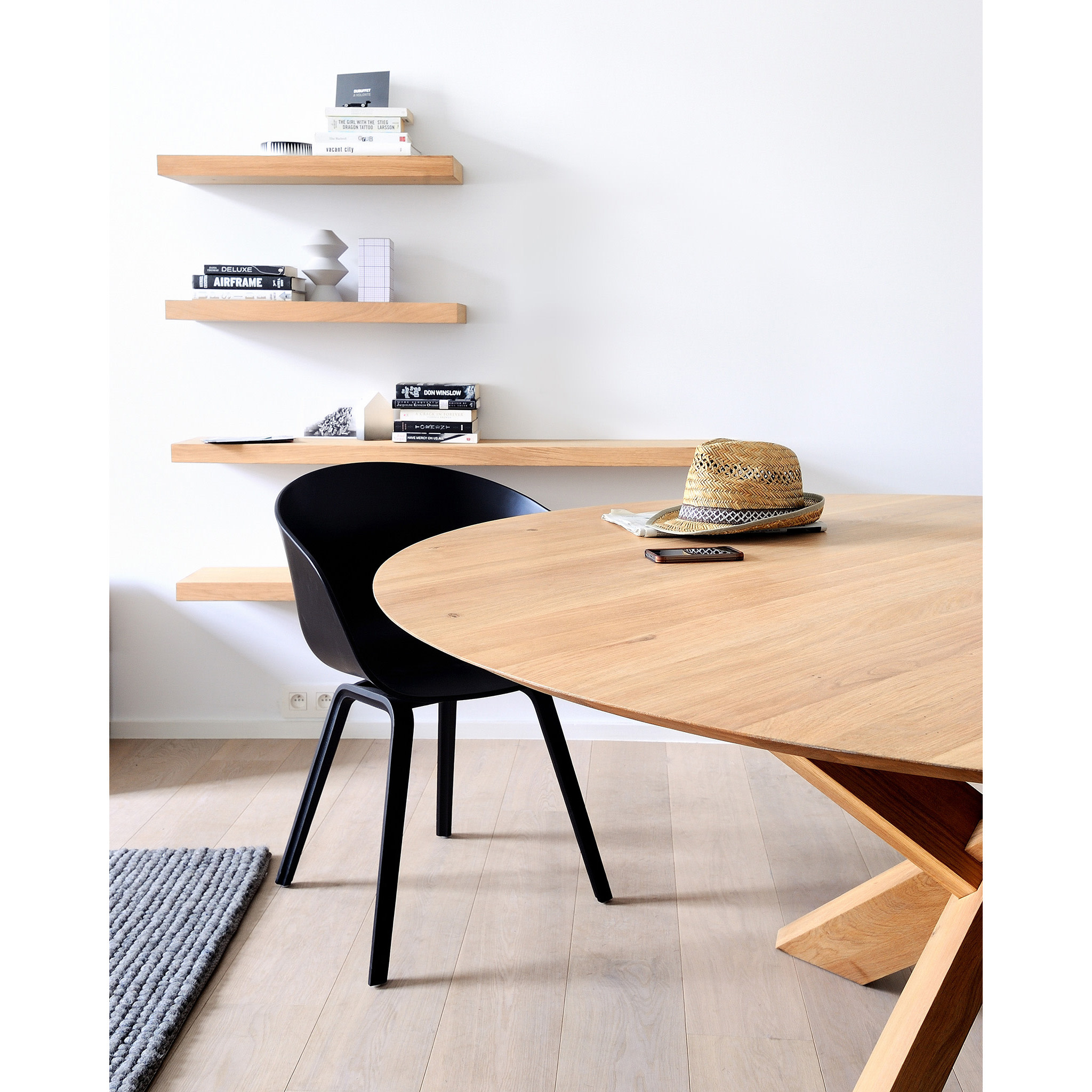 Ethnicraft Oak Round Dining Table Dwell