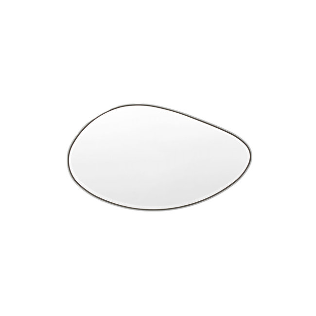 Pebble Mirror Black 120 X 70cm Dwell