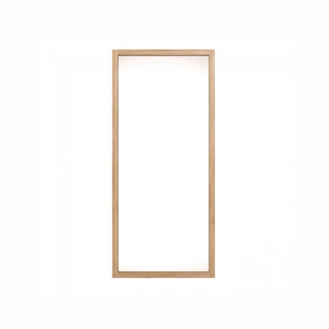 Ethnicraft Oak Light Frame Floor Mirror - Dwell Ethnicraft Oak Light Frame Floor Mirror - Dwell