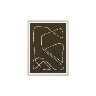 Yves Khaki 3 - Framed Print