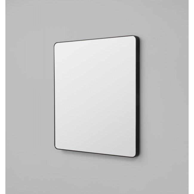 Flynn Curve Rectangle Mirror Black Dwell