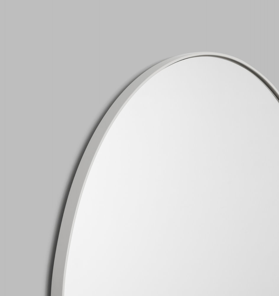 Bjorn Arch Floor Mirror 80 x 180cm Dove Dwell