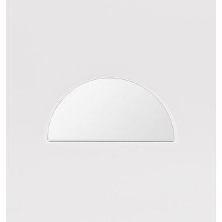 Middle of Nowhere Bjorn Arch Mirror - Low -  Bright White