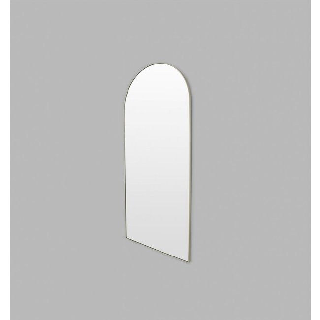 Bjorn Arch Floor Mirror 80 x 180cm Silver Dwell