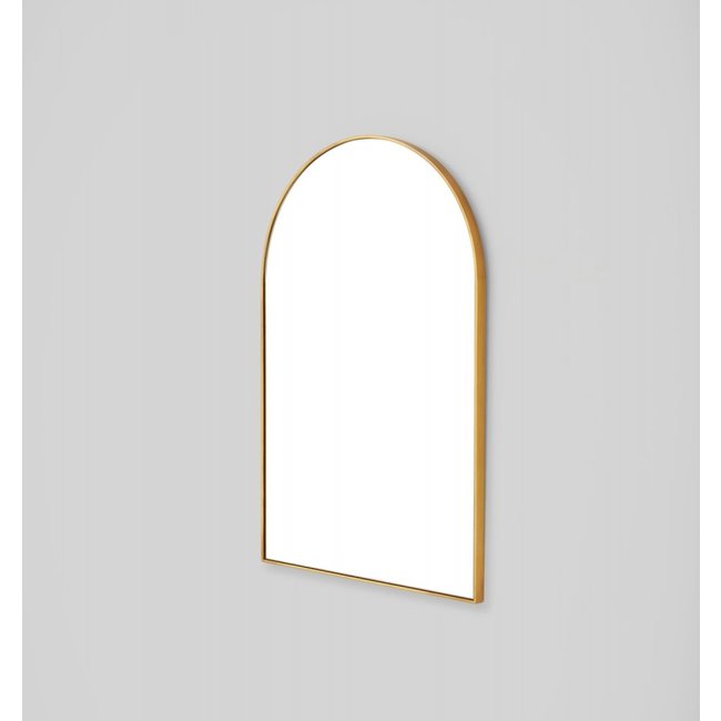 Bjorn Arch Mirror 55 x 85 Brass Dwell
