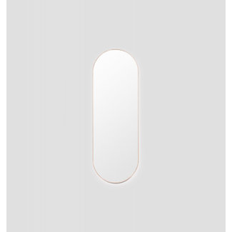 Middle of Nowhere Bjorn Oval Mirror - Large - Powder