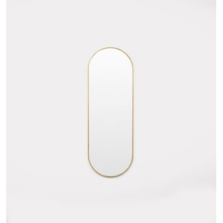 Middle of Nowhere Bjorn Oval Mirror - Large - Brass