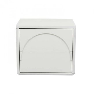 Globewest Archie Bedside Table - White