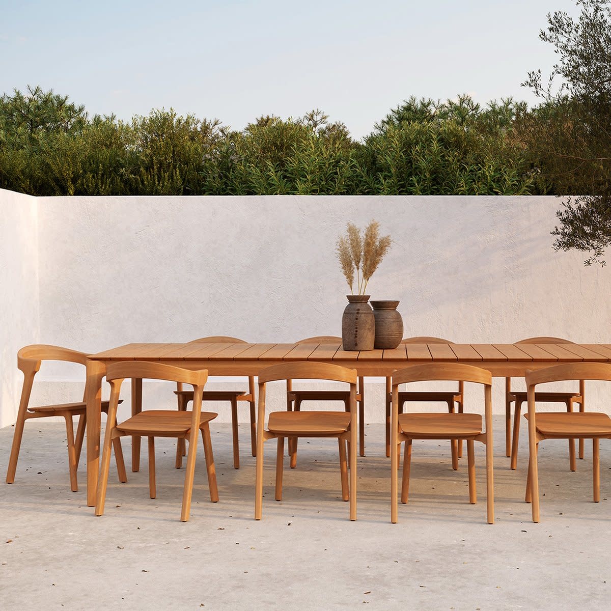 Ethnicraft Teak Bok Outdoor Dining Table Dwell