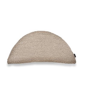 Nathan And Jac Half Moon Cushion - Stone