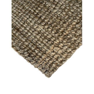 Aussbond Boucle Jute Rug - Silver