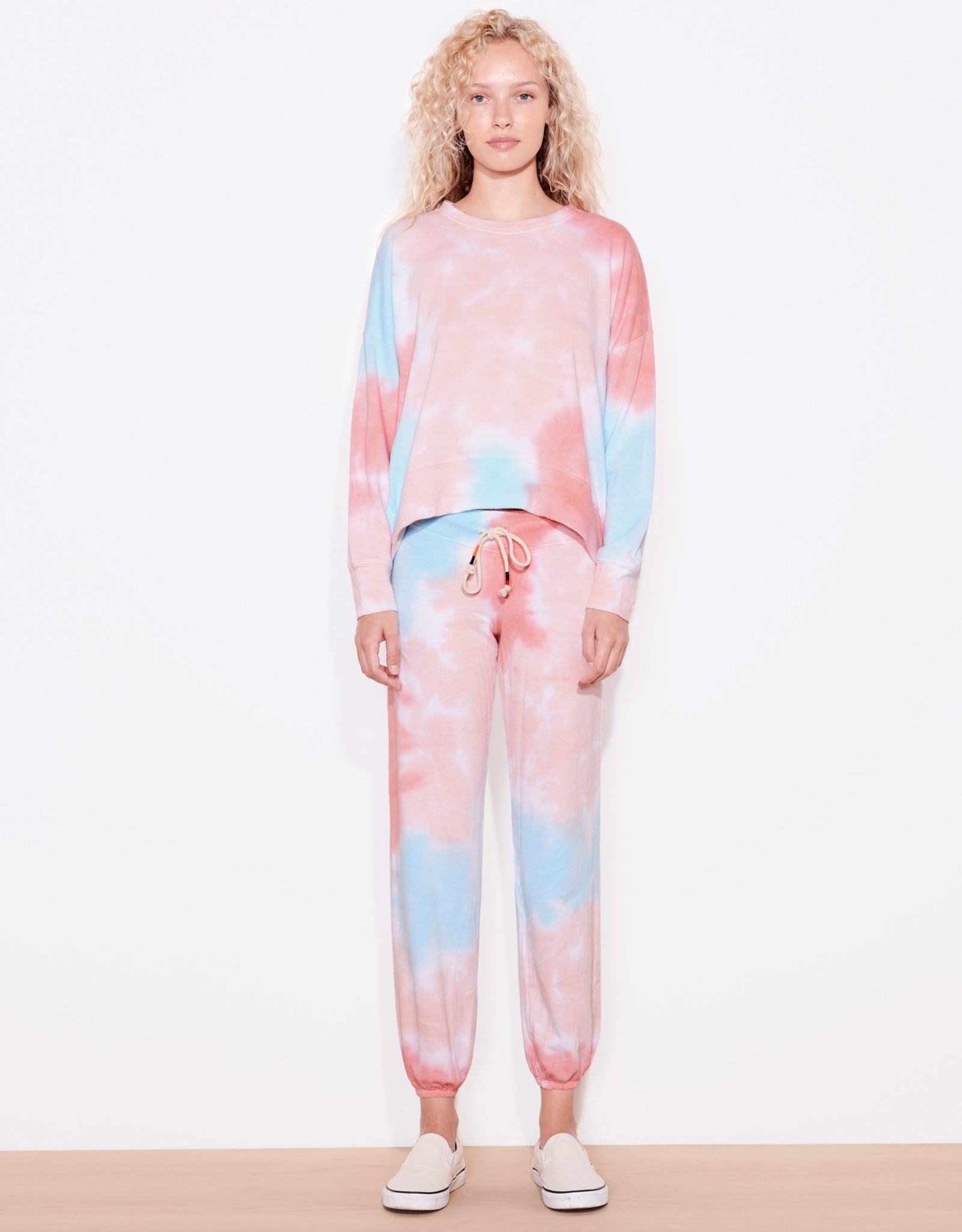 Sundry Multicolor Tie Dye Sweatpants 