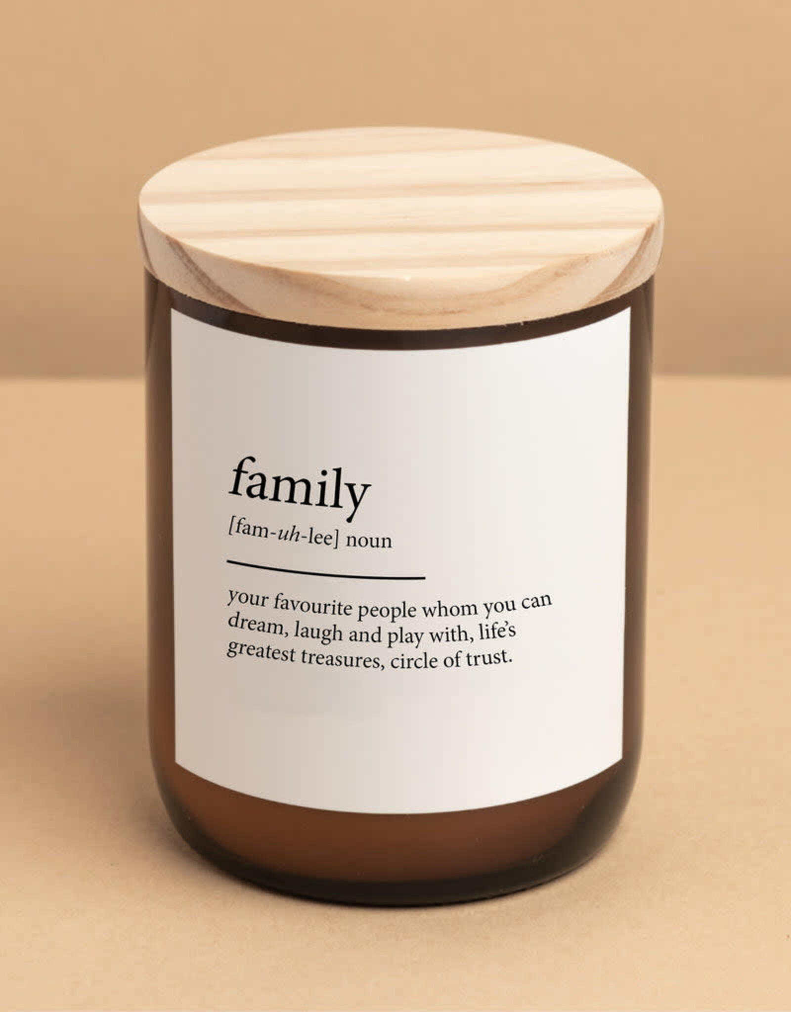 The Commomfolk Commonfolk Dictionary Candle/Family