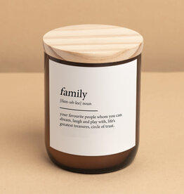 The Commomfolk Commonfolk Dictionary Candle/Family