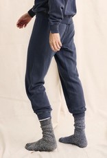 The Great The Great The Cropped Sweat Pant Washed Navy