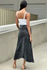 Wash Lab Wash Lab Selma Denim Midi Skirt