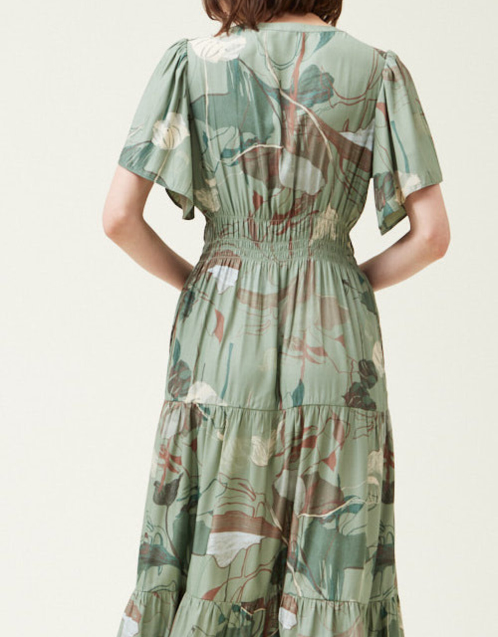 G&G G&G Modern Floral Midi Dress