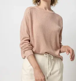 Lilla P Lilla P Saddle Sleeve Pullover Sweater