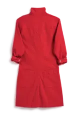 Frank & Eileen Frank & Eileen Southern Playsuit Linen Dress Red