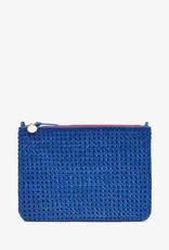 Clare V Clare V Flat Clutch w/Tabs Cobalt