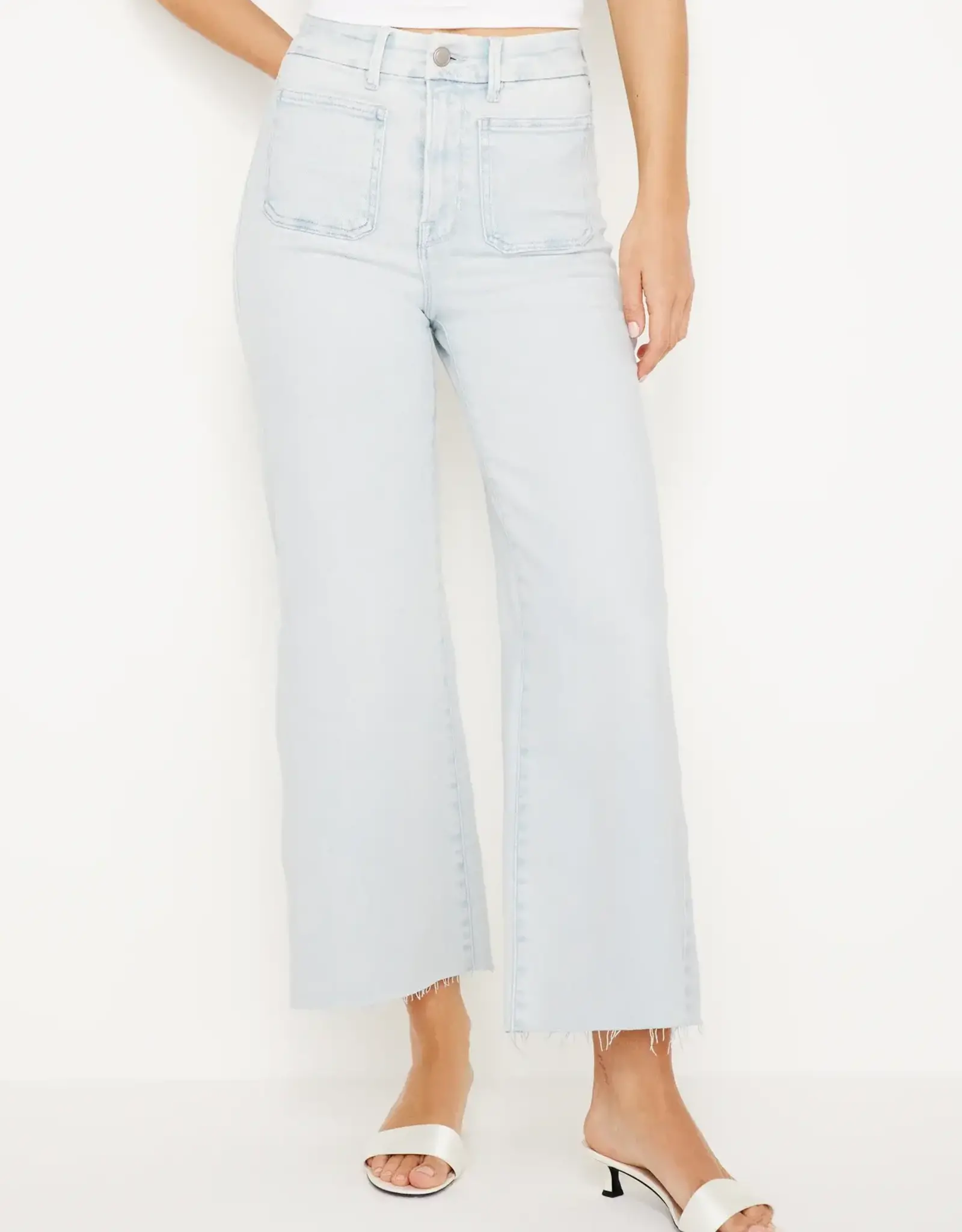 Good American Good American Good Waist Palazzo Crop Indigo660