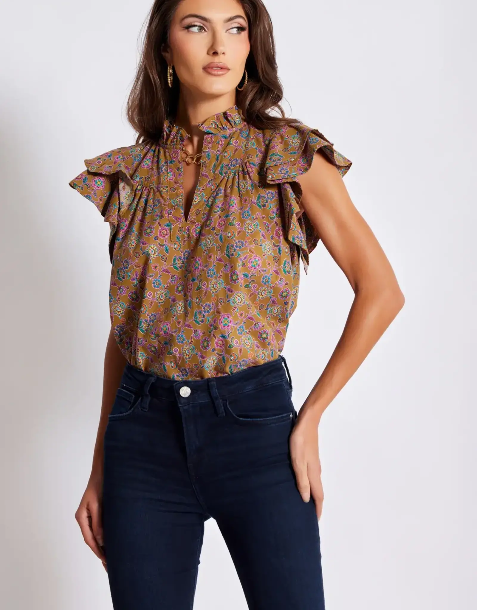 Bishop&Young B&Y Margarita Poplin Top