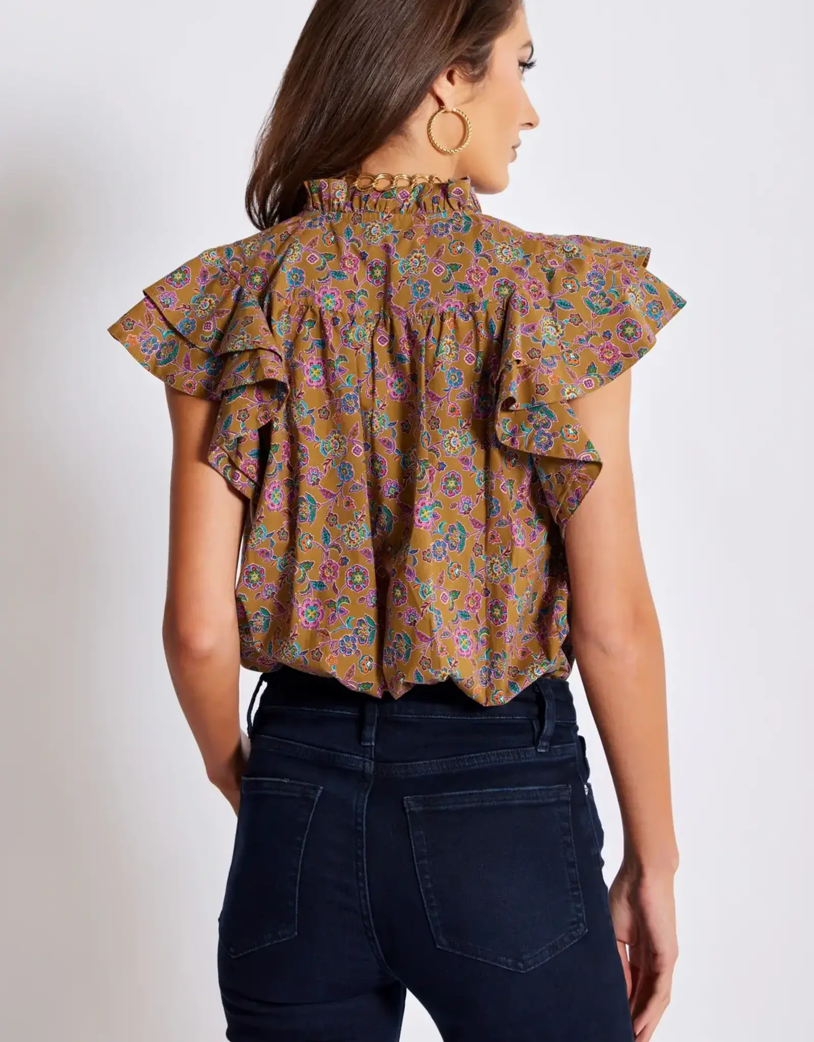 Bishop&Young B&Y Margarita Poplin Top