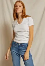 Perfect White Tee PWT Avril S/S Rib U Neck Tee