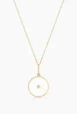 Thatch Thatch Balia Enamel Necklace White